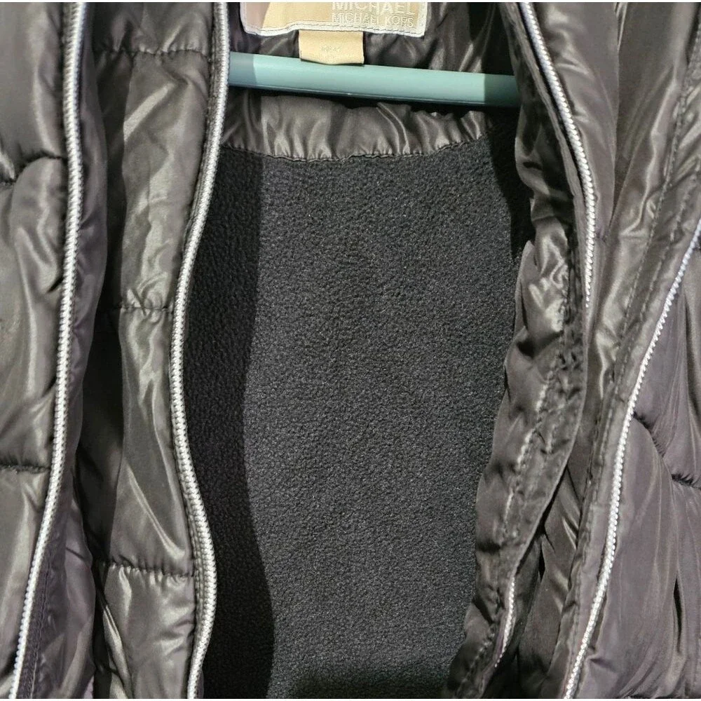 Michael Michael Khors Girls Black Puffer coat  L 10/12